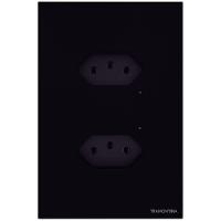 Tomada Touch Onne Smart Tramontina Preto Com 2 Tomadas 2p+t 10 A 250 V Tramontina - 5