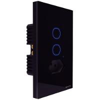 Interruptor Onne Touch Smart Tramontina Preto Com 2 Canais E 1 Tomada 2p+t 10 A 250 V Tramontina - 9