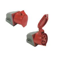 Tomada Industrial Sobrepor 32a 3p+t+n 380v/440v Soprano Ip44 Nbr Iec 60309-1 Nbr Iec 60309-2 - 1