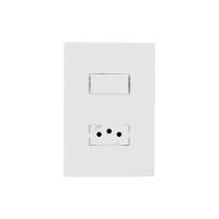 Interruptor Simples + Tomada 20a Linha I9 Ilumi - Conjunto Elétrico - 1