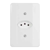 Tomada 3p 20a Horizontal Nbr 14136 20a/250v - Linha Millenium - Mectronic - 1