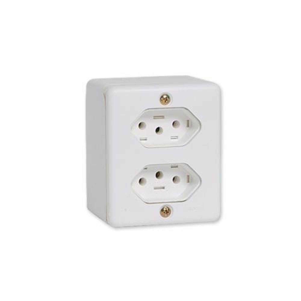 Tomada 3p 10a Linha Box Ilumi - Conjunto Com 2 Unidades - 1