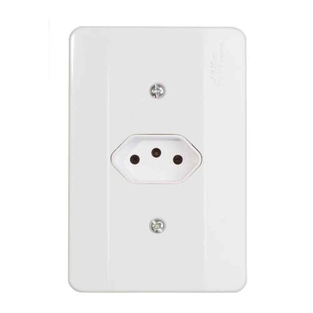 Tomada 3p 10a Linha Millenium Mectronic - Conjunto De Tomadas Elétricas - 1