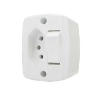 Interruptor Simples + Tomada 10a Linha Retangular - Ilumi - Conjunto De Interruptor E Tomada - 1