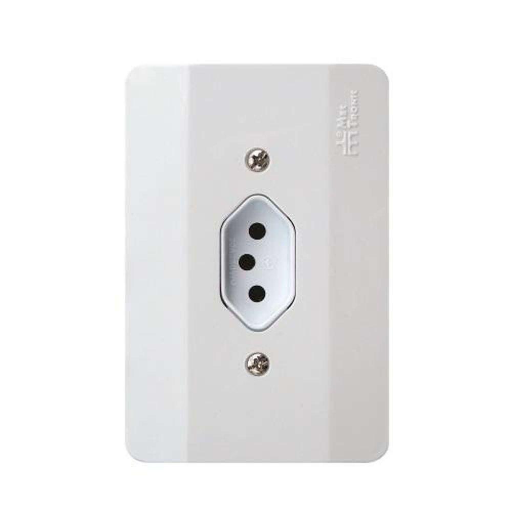 Tomada 3p 20a Vertical Mectronic Linha Millenium - Conjunto Tpb20-e7vm - 1