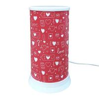 Luz Do Amor: Luminária De Mesa Vermelha Eu Te Amo Tudo Para Encantar Seu Espaço - 2