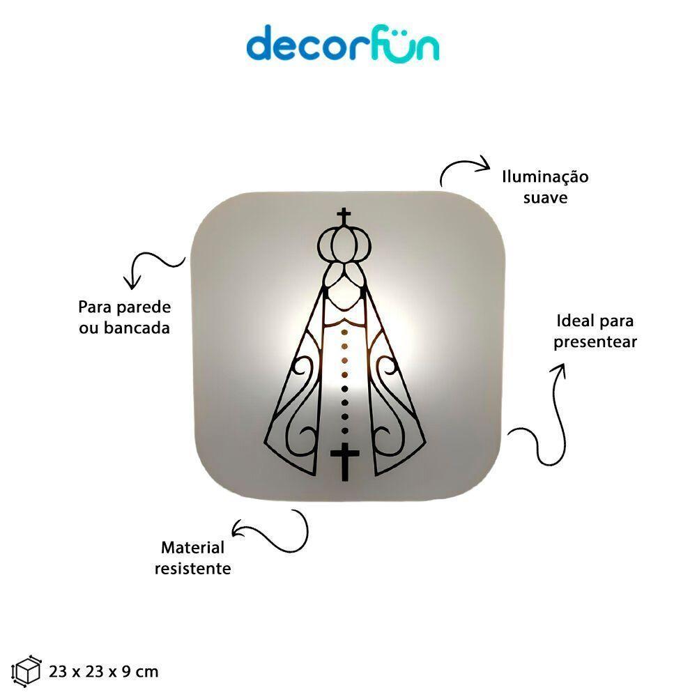 Luminária Elegante Nossa Senhora: Iluminação Sagrada Com Estilo E Sofisticação - 2