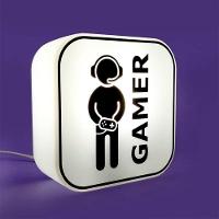 Luminária Gamer Moderna - Iluminação Versátil Para Setup De Mesa Ou Parede