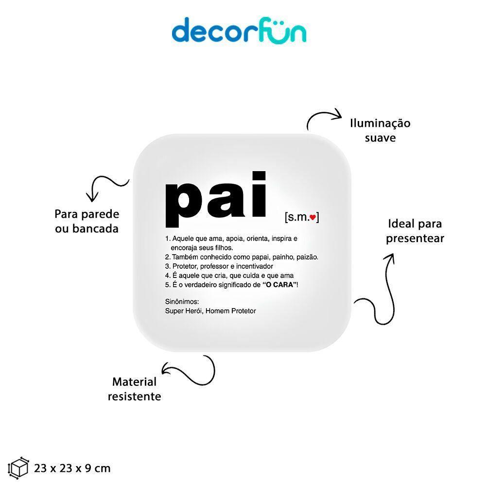 Luminária Luz Do Amor: Mensagem Especial Para Pais E Decoração Do Lar - 6