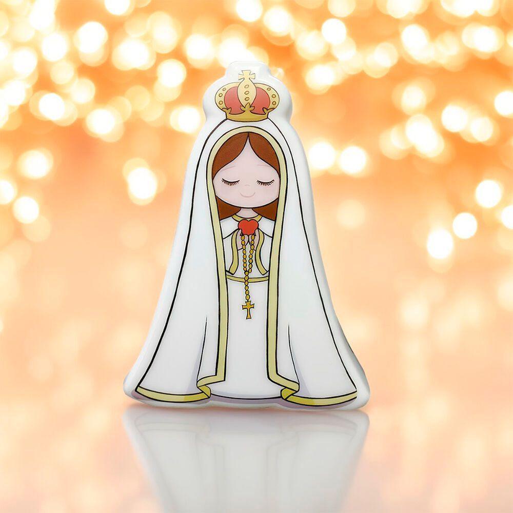 Luminária Religiosa Nossa Senhora De Fátima: Luz E Fé Em Seu Aconchego - 4