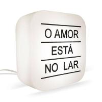 Luminária Box Amor E Luz - Estilo E Aconchego Para O Seu Lar - 1