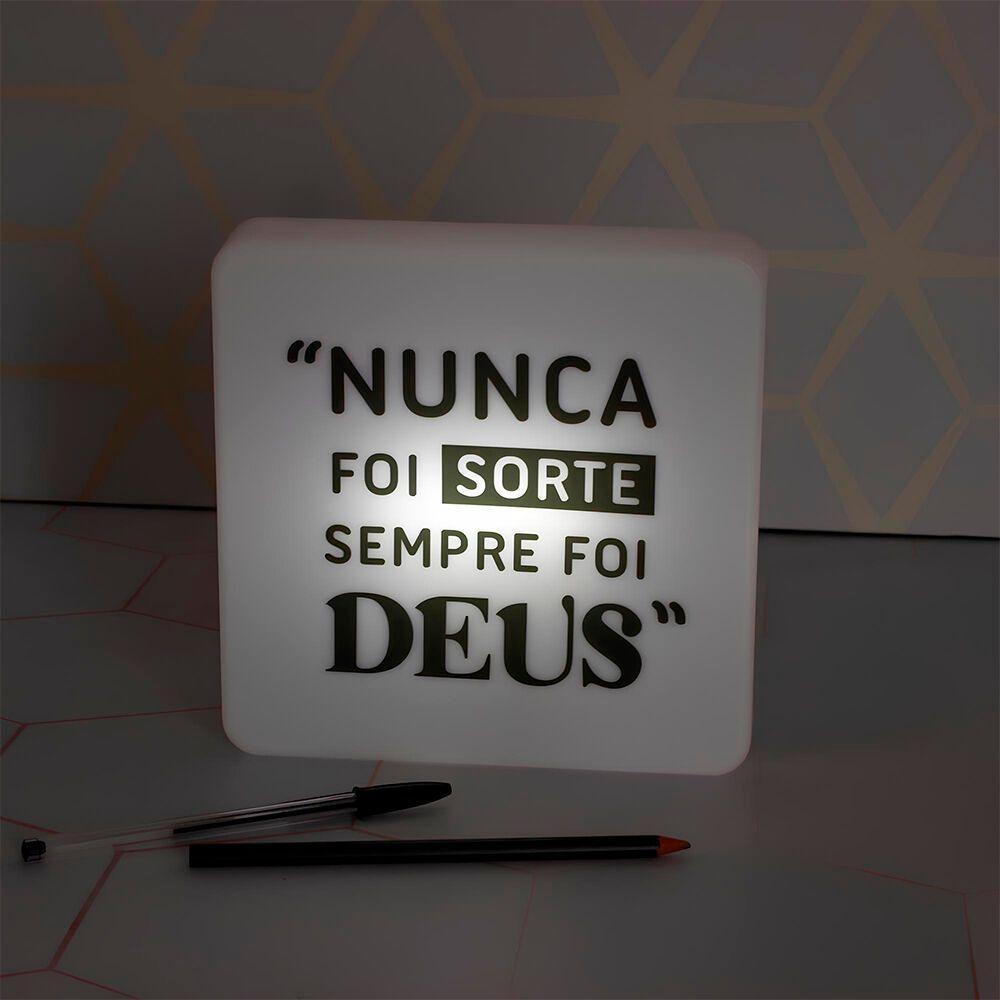 Iluminação Elegante Sempre Foi Deus - Luminária Slim Com Luz Indireta E Usb - 5
