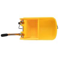 Carro Balde Nobre 20l Amarelo Com Divisor De água E Espremedor Com Alavanca - 3