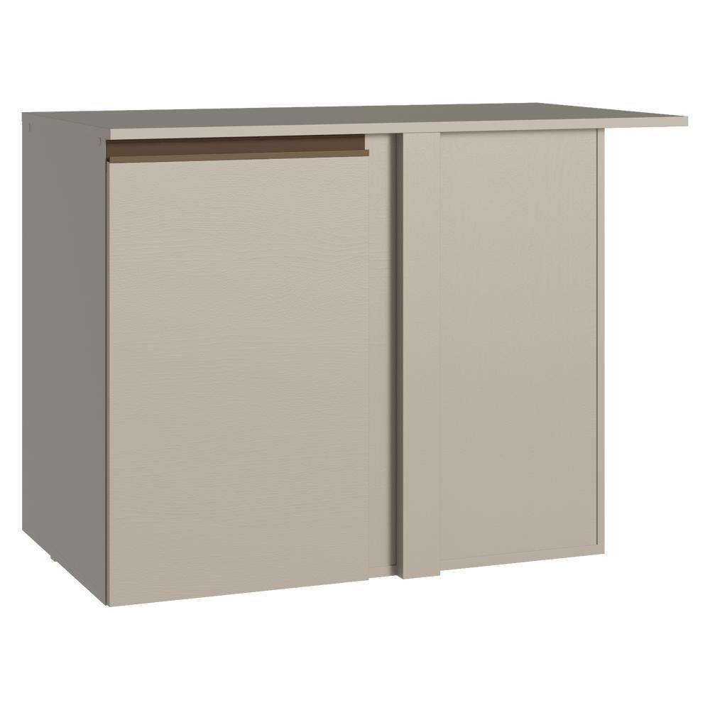 Balcão De Canto 1 Porta Suspenso Nice Madesa Crema - 1