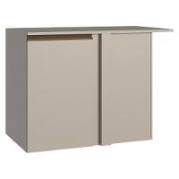 Balcão De Canto 1 Porta Suspenso Nice Madesa Crema - 1