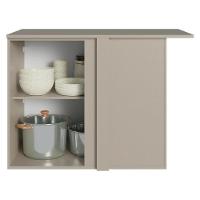 Balcão De Canto 1 Porta Suspenso Nice Madesa Crema - 6