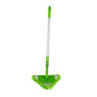 Mop Triangular Flexível Verde Com Refil De Microfibra - Nobre - 2