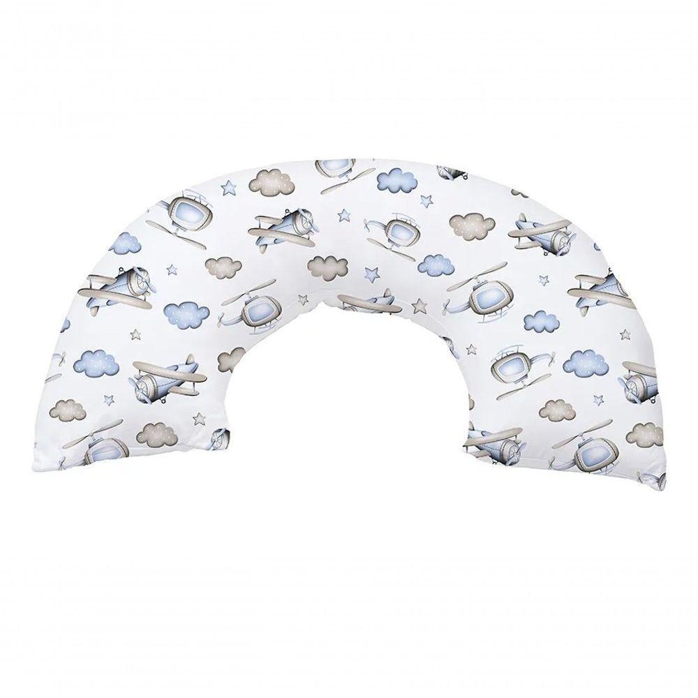 Almofada De Amamentação Em Malha Com Zíper Yan 45cm X 85cm Tecebem Kim - 1