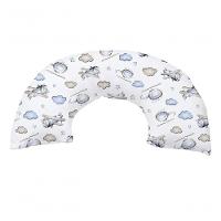 Almofada De Amamentação Em Malha Com Zíper Yan 45cm X 85cm Tecebem Kim - 1