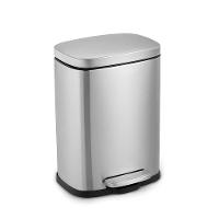 Lixeira De Pedal Compacta 5l Em Aço Inoxidável Com Balde Interno Removível - Praticidade E Elegância Para Sua Cozinha! - 1
