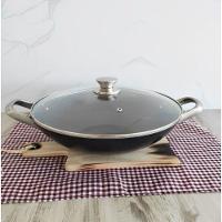 Frigideira Wok Professional Preta 34 Cm 5 L Em Alumínio Com Revestimento Interno Antiaderente - 2