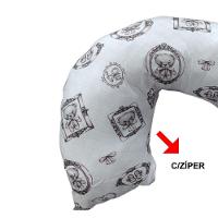 Almofada De Amamentação Em Malha Com Zíper Yan 45cm X 85cm Tecebem Cristina - 4