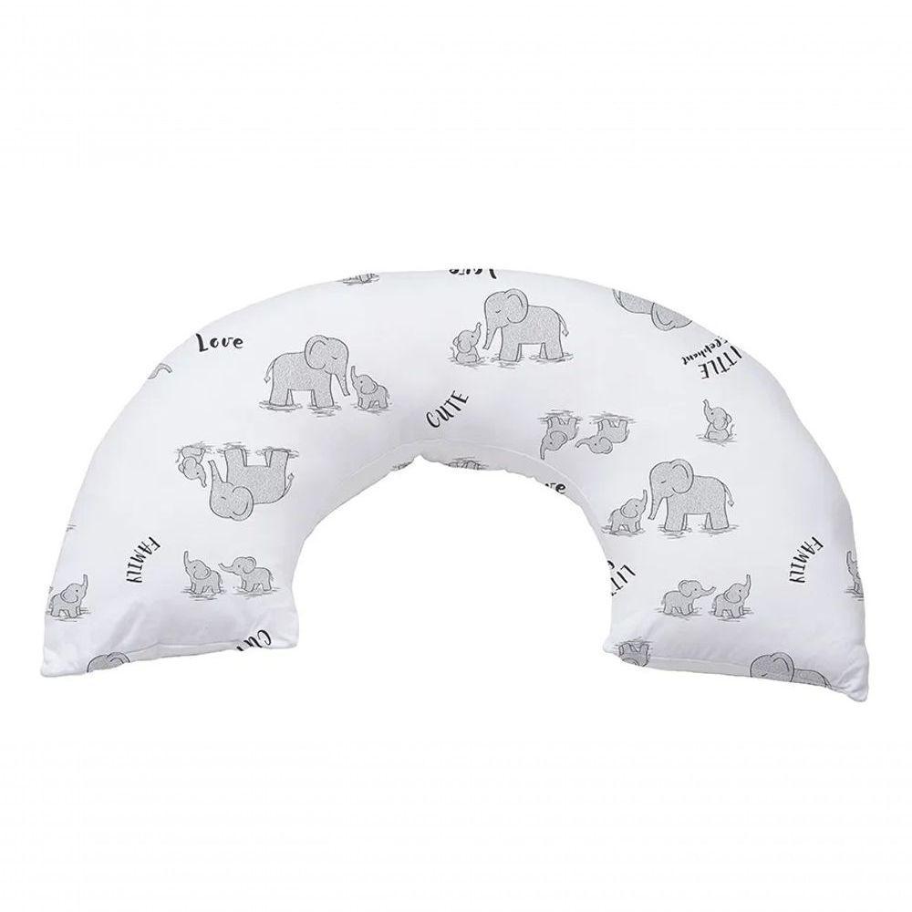 Almofada De Amamentação Em Malha Com Zíper Yan 45cm X 85cm Tecebem Dom - 1