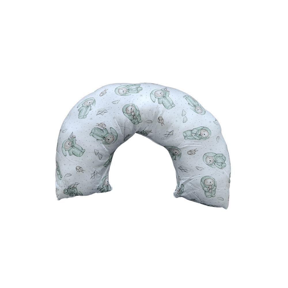 Almofada De Amamentação Em Malha Com Zíper Yan 45cm X 85cm Tecebem Yan - 1