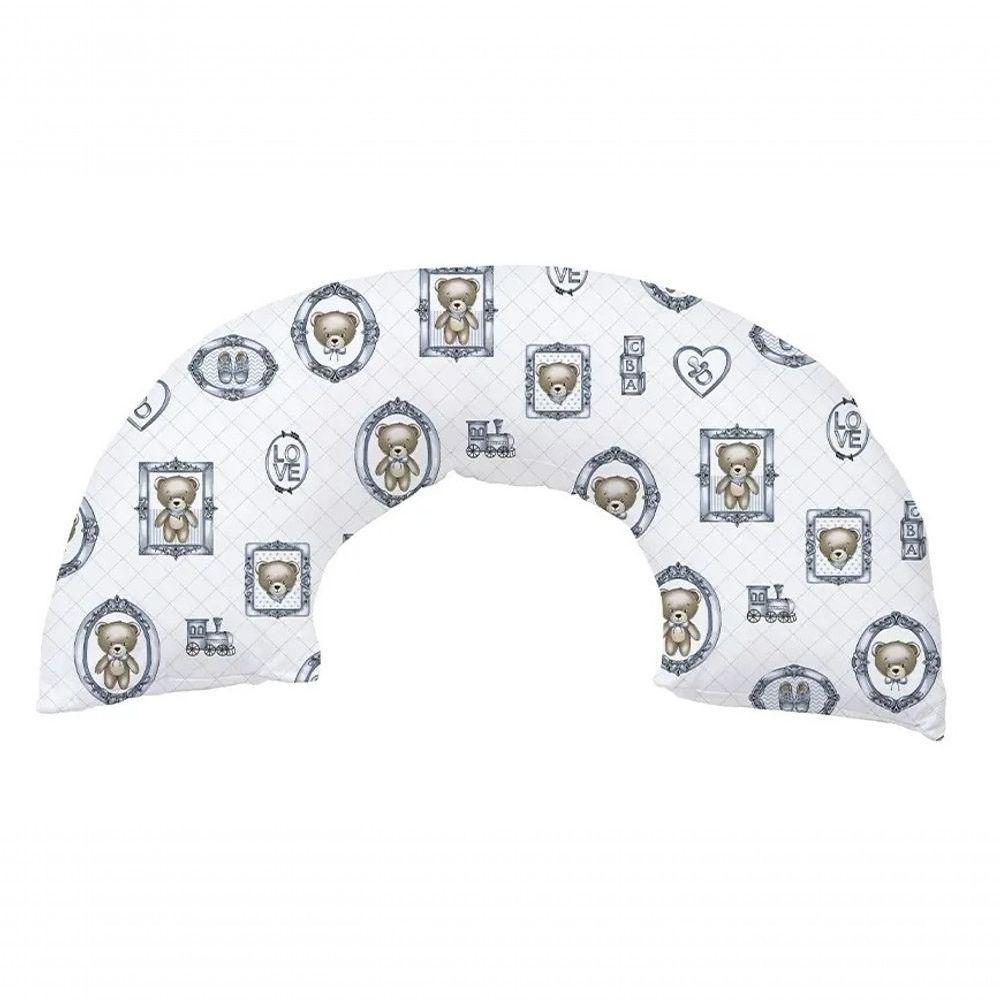 Almofada De Amamentação Em Malha Com Zíper Yan 45cm X 85cm Tecebem Guilherme - 1