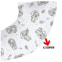 Almofada De Amamentação Em Malha Com Zíper Yan 45cm X 85cm Tecebem Guilherme - 2