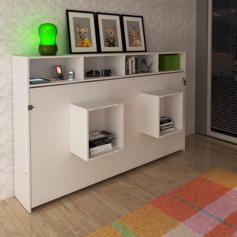 Cama Articulada Solteiro Para Colchão 88 X 188Cm Multimóveis Vcr35066 Branco Branco - 2