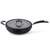 Frigideira Wok Dom Preta 30 Cm 5,2 L Em Alumínio Com Revestimento Interno Antiaderente - 2