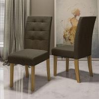 Conjunto Com 2 Cadeiras De Jantar Multimóveis Cr50040 Castor Castor - 2