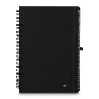 Caderno Inteligente Com Suporte Para Caneta - 70 Folhas - Cor Preta - 1