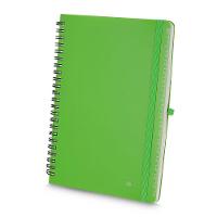 Caderno De Notas Verde Com Clipe Para Caneta - 70 Folhas Premium - 4