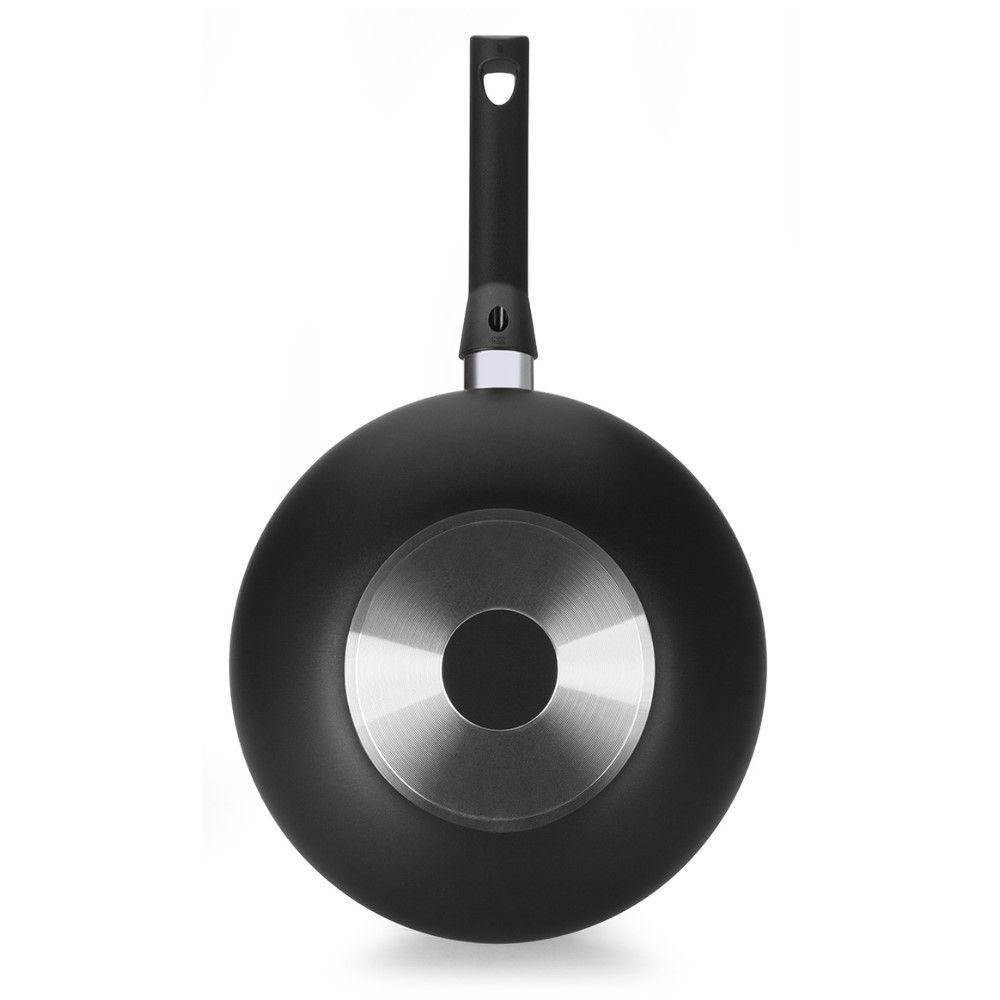 Frigideira Wok Amora Preto Matte 28 Cm 4,3 L Em Alumínio Com Revestimento Interno Antiaderente - 4