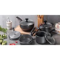 Frigideira Wok Amora Preto Matte 28 Cm 4,3 L Em Alumínio Com Revestimento Interno Antiaderente - 2