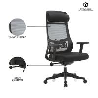Cadeira Executiva Ergonômica Com Encosto Em Mesh - Estilo E Conforto Para Seu Escritório - 3