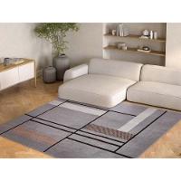 Tapete Sala Renaissance Napier 52 Grafite 2,00x2,50m - 2