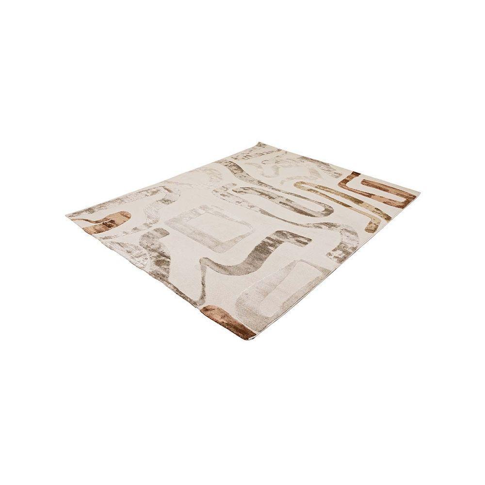 Tapete Sala Turco Milano 04 Bege-cinza 1,40x2,00m Edantex - 2