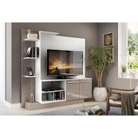 Estante Tv 55" E 2 Portas Denver Multimóveis V2473 Branca/Lacca Fumê Branco/Lacca Fumê - 2