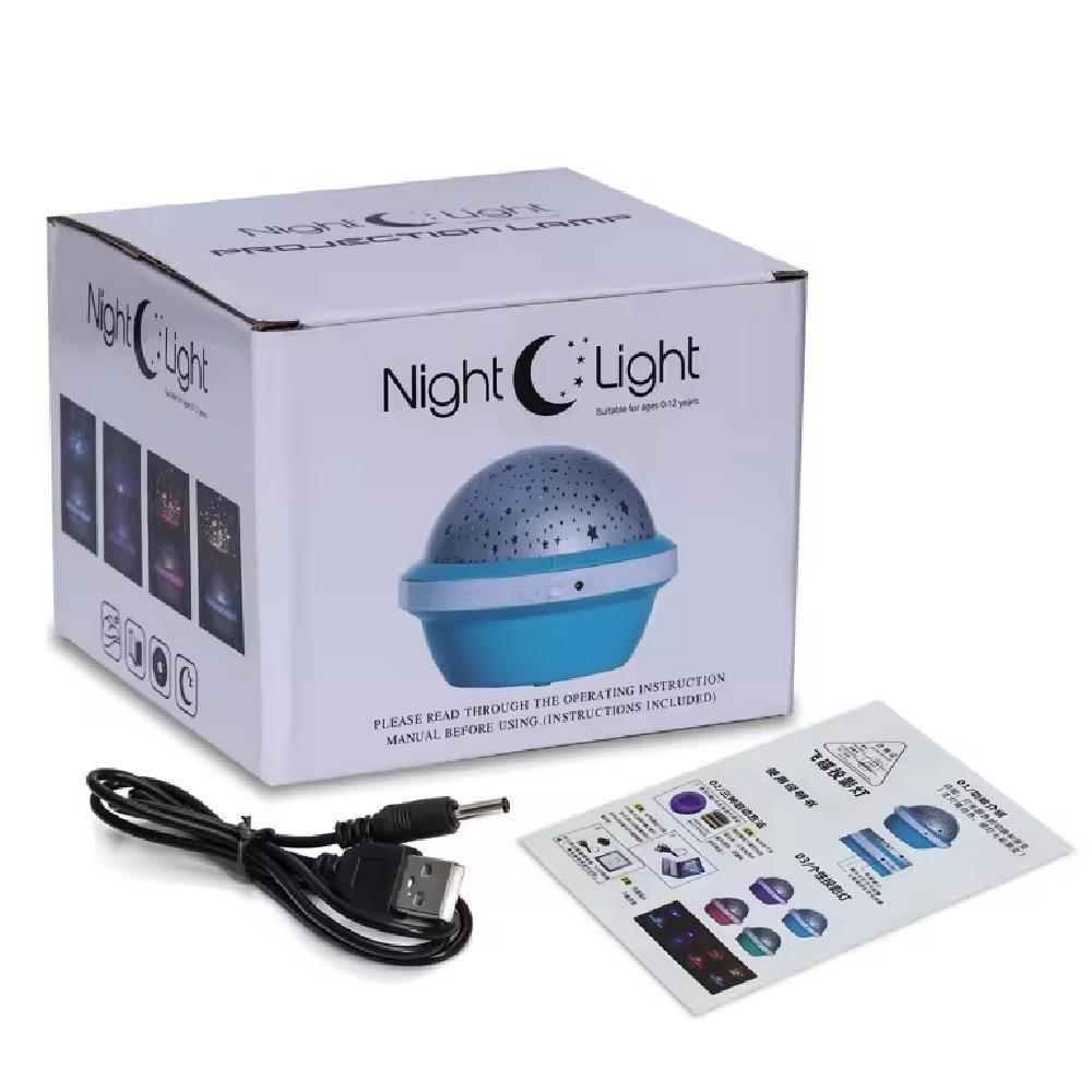 Luminaria Abajur Projetor Star Master Estrelas Lua Ceu Estrelado Globo Noite Romantica Infantil Quarto Bebe Crianca Adul - 6