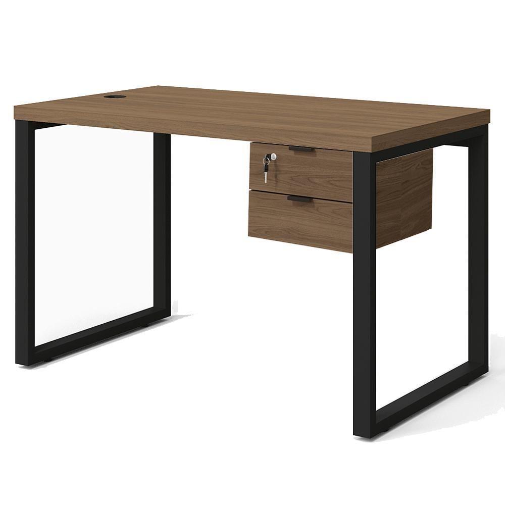 Mesa Escritorio 150 Com Gaveteiro Industrial Frame Kappesberg Munique - 1