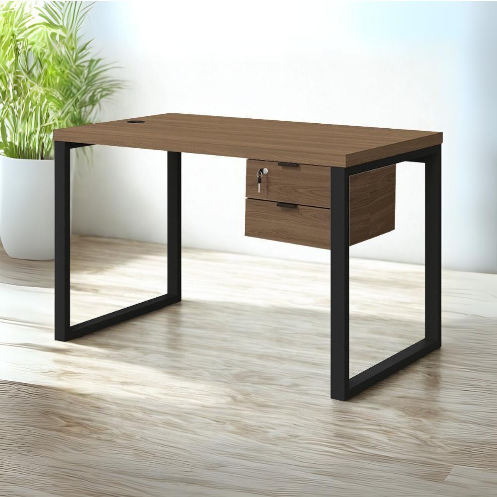Mesa Escritorio 150 Com Gaveteiro Industrial Frame Kappesberg Munique - 5