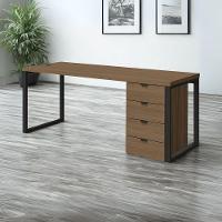 Mesa Escritorio 190 Cm E Gaveteiro 4 Gavetas Frame Kappesberg Munique - 5