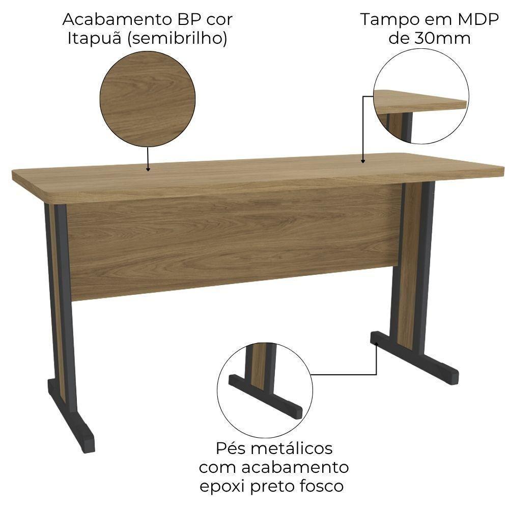 Mesa Escritorio 120 Cm Versatil 1120 Kappesberg Itapua - 3