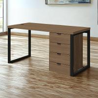 Mesa Escritorio 150 Cm E Gaveteiro 4 Gavetas Frame Kappesberg Munique - 5