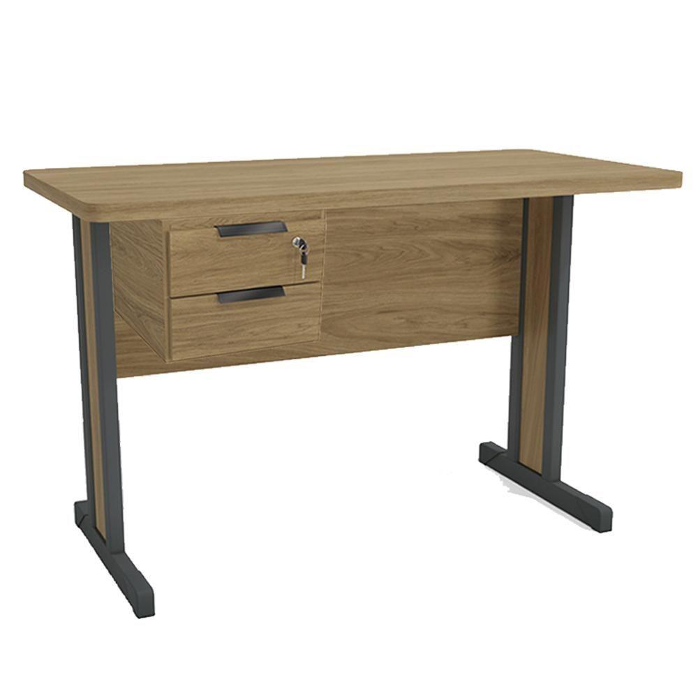Mesa Escritorio 150 Cm Com Gaveteiro De Mesa Versatil Kappesberg Itapua - 1
