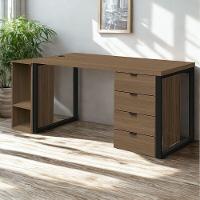 Conjunto Escritorio Industrial 3 Peças 150 Cm Frame Kappesberg Munique - 3