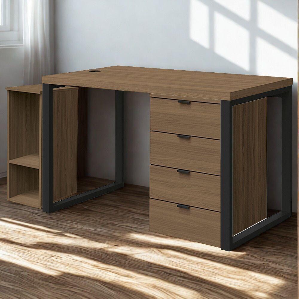 Conjunto Escritorio Industrial 3 Peças Frame Kappesberg Munique - 2